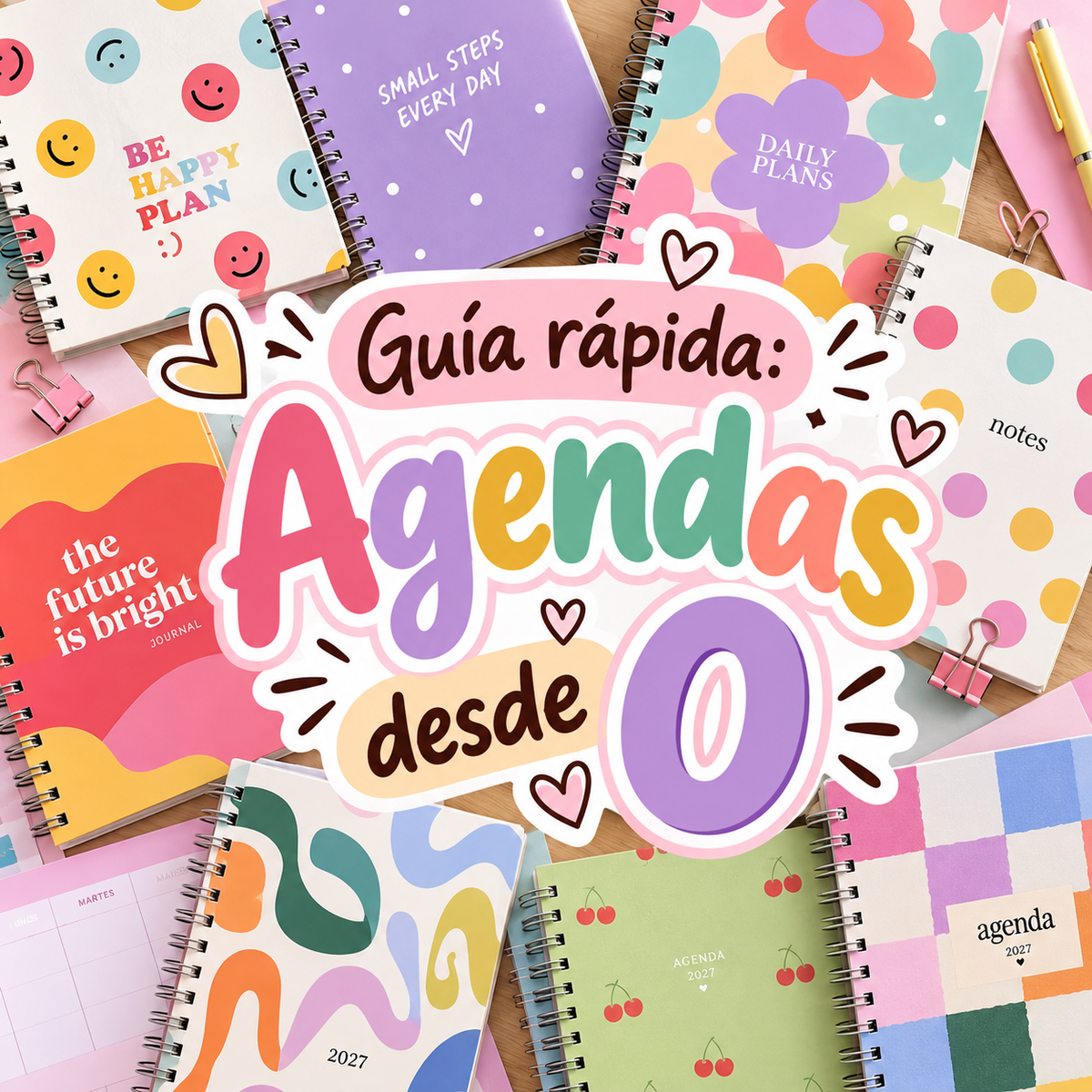 Pack 4 en 1 Agendas Imprimibles  + 8 Bonos de Regalo